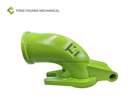 Bản lề đầu ra ống góc bằng thép cacbon cao 001690202C03 cho máy bơm bê tông