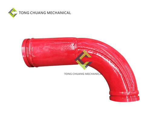 Mua Ống bơm bê tông kéo dài Ống nối đôi tường khuỷu 125 * R275-90 ° + 211mm online manufacture