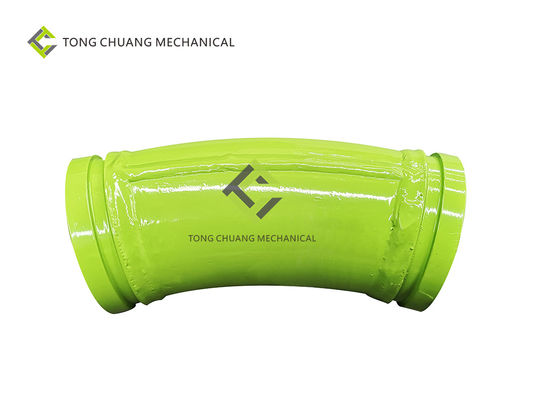 Mua Phụ tùng máy bơm bê tông hai lớp Ống góc sắt Crom cao 125 * R460-30 ° online manufacture