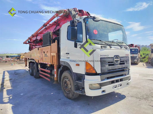 Mua 49 mét sany Xe bơm bê tông đã qua sử dụng được tái sản xuất với khung gầm HINO online manufacture