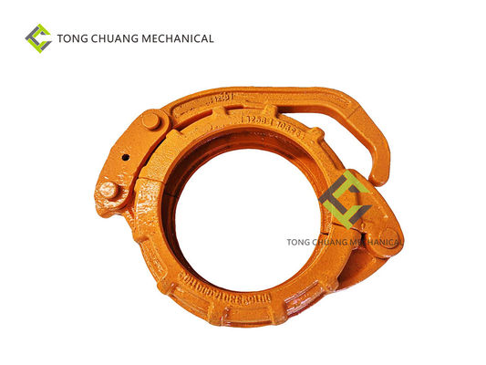 Máy bơm bê tông 125A Kẹp ống nhả nhanh Thép kết cấu hợp kim
