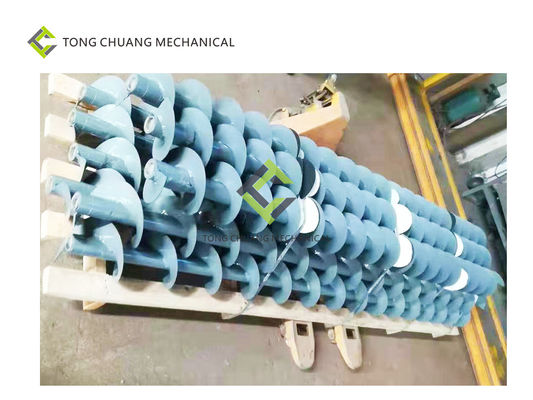 Trạm trộn bê tông WAM Băng tải trục vít Thép dày Chiều dài tùy chỉnh