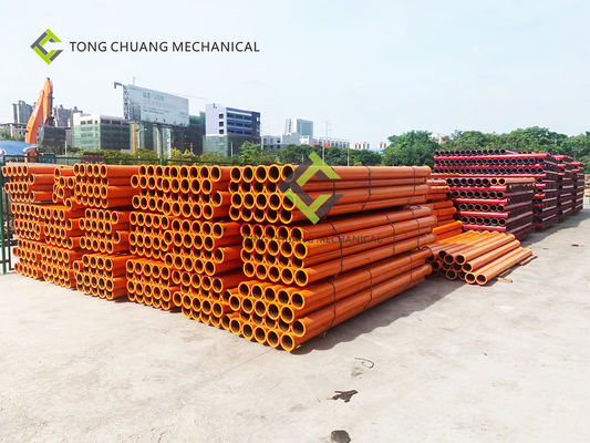 Ống bơm bê tông thẳng Ống 1M 20 # Thép được sơn tốt Tuổi thọ dài