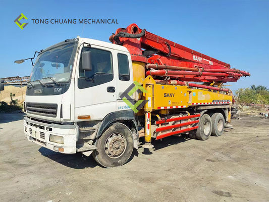 Năm 2010 Sany Heavy Industry Xe tải bơm bê tông cũ Isuzu 37 mét