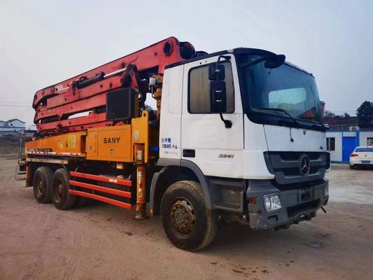 2014 Sany Công nghiệp nặng 38 mét Xe tải bơm bê tông cũ của Mercedes Benz