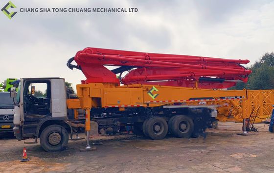 Vào năm 2012, Sany Tái sản xuất Công nghiệp nặng Xe tải bơm bê tông cũ 46 mét