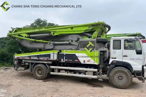 Năm 2018 Zoomlion Công nghiệp nặng Xe bơm bê tông đã qua sử dụng ZLJ5230THBTE 37 mét