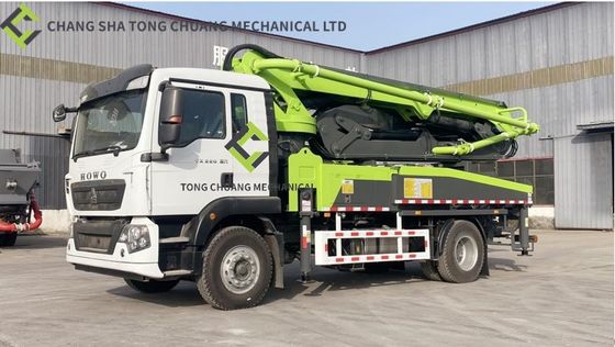Xe tải bơm bê tông động cơ Weichai 31 mét với 2 cầu