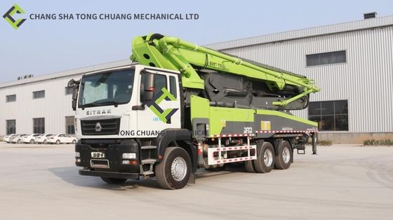 Xe tải bơm bê tông 3 cầu 52 mét Chế độ gấp khung cánh tay RZ