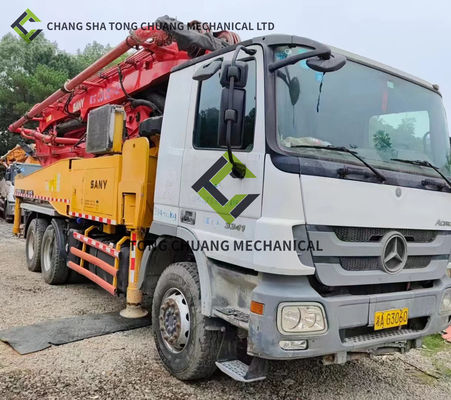Năm 2011 Sany Mercedes Benz Chassis 43 mét Xe bơm bê tông 5 xi lanh 5 cột