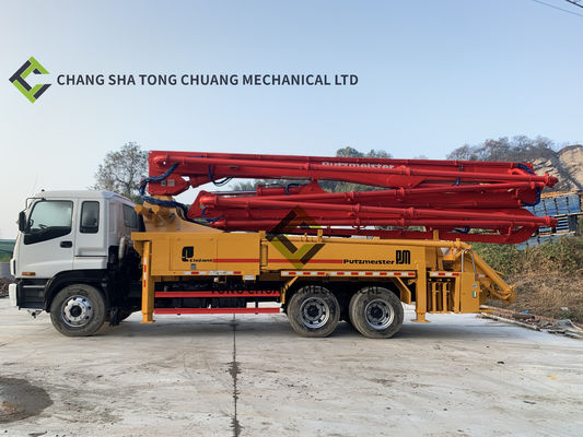 Năm 2009 tái sản xuất xe bơm bê tông cũ Putzmeister 36 mét
