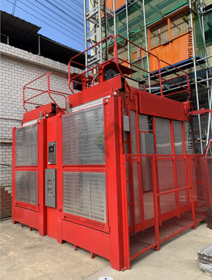 Double Cage Tốc độ cao 200/200Z Xây dựng nâng xây dựng Buck nâng 1t 2t Từ nhà sản xuất Trung Quốc (Mới)