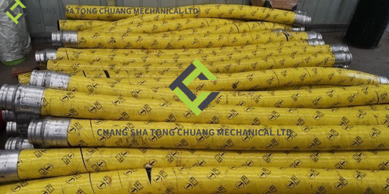 Sany Heavy Industry và Zoomlion Heavy Industry xe tải bơm bê tông xe tải gắn bơm xe kéo phụ kiện bơm bơm 125B * 3000 đầu duy nhất ống ống dây thép 4 lớp