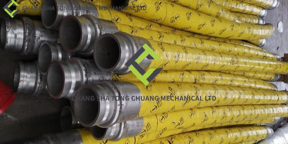 Sany Heavy Industry và Zoomlion Heavy Industry xe tải bơm bê tông xe tải gắn bơm ơm phụ kiện bơm 125B * 3000 ống ống dây thép 4 lớp hai đầu