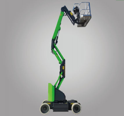 Nền tảng làm việc cao với cánh tay cong điện cho tải trọng 4800kg và pin 48V/320Ah trong lĩnh vực công nghiệp