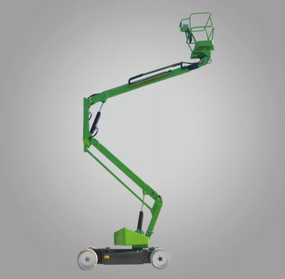 Nền tảng làm việc ở độ cao cao cho thiết bị xây dựng 3760kg cánh tay cong điện màu xanh lá cây