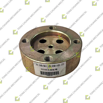 SY230 (Main Cylinder Side) Main Oil Cylinder Connecting Flange，Main Cylinder Flange，Main Cylinder Coupling Flange，Main Cylinder Fixing Flange，Main Cylinder Mounting Flange