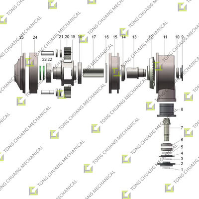 Bearing 32015/M511R2A-26.8 Rolling Bearing，Rolling Bearing for Concrete Machinery，Rolling Bearing for Concrete Pump Truck，Rolling Bearing for Construction Machinery